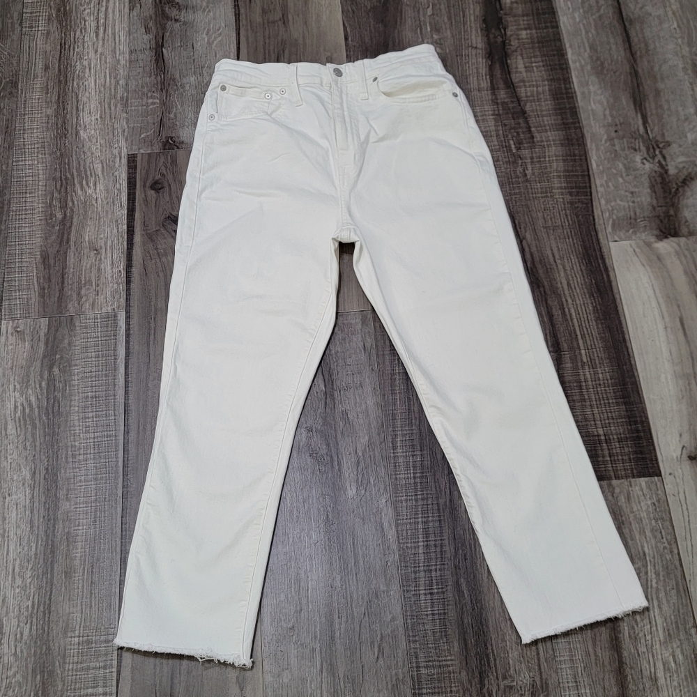 Madewell High Rise Slim Crop Boyfriend